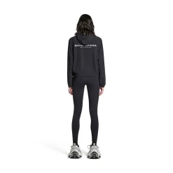 Women's Activewear Shrunk Windbreaker in Black