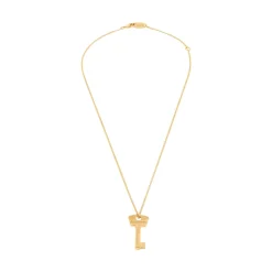 Women's Amour Key Necklace  in Gold