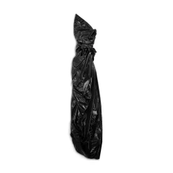 Women's Asymmetric Bustier Gown in Black