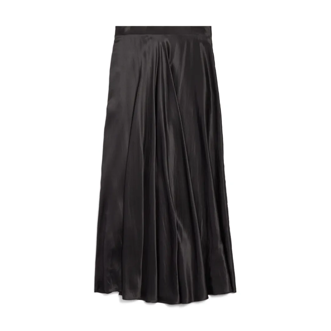 Women's Asymmetric Skirt in Black