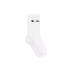 Women's Balenciaga Socks in White/black