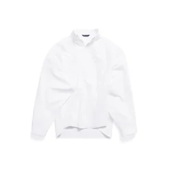 Women's Balenciaga Wrap Shirt Large Fit in White