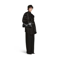 Women's Bb Soft Large Flap Bag in Black