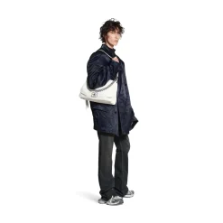 Women's Bb Soft Large Flap Bag  in Optic White