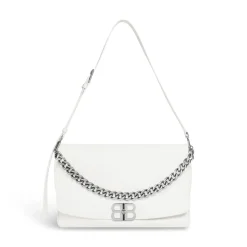 Women's Bb Soft Large Flap Bag  in Optic White