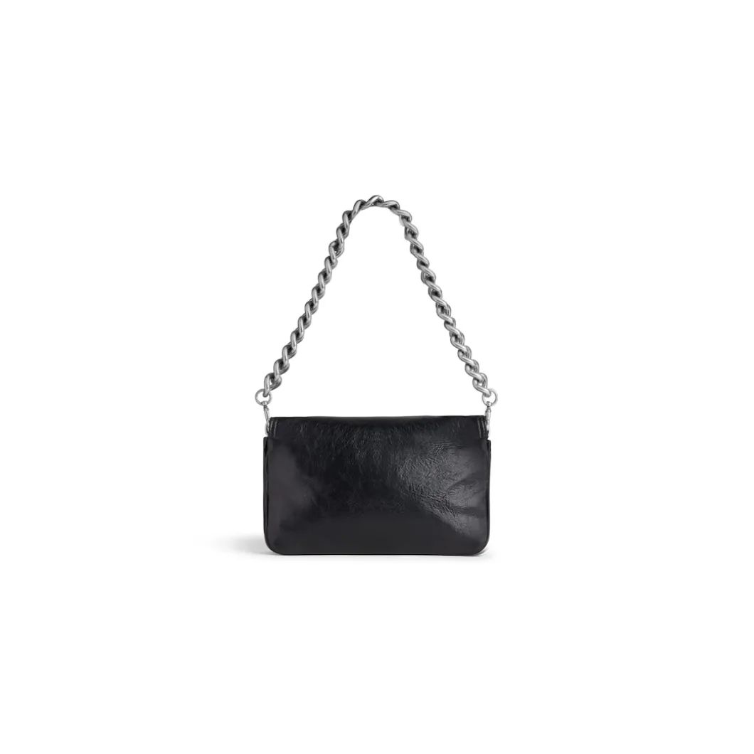 Women's Bb Soft Small Flap Bag in Black
