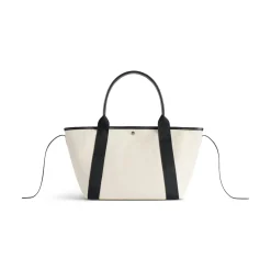Women's Biarritz Medium Tote Bag  in Beige/black
