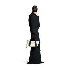 Women's Biarritz Small Tote Bag  in Beige/black