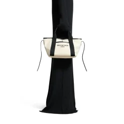 Women's Biarritz Small Tote Bag  in Beige/black
