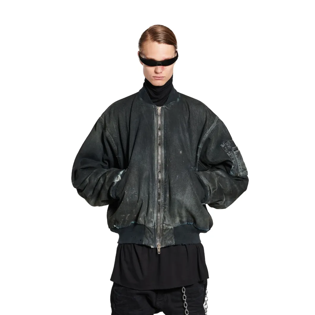 Women's Bomber Jacket in Blue