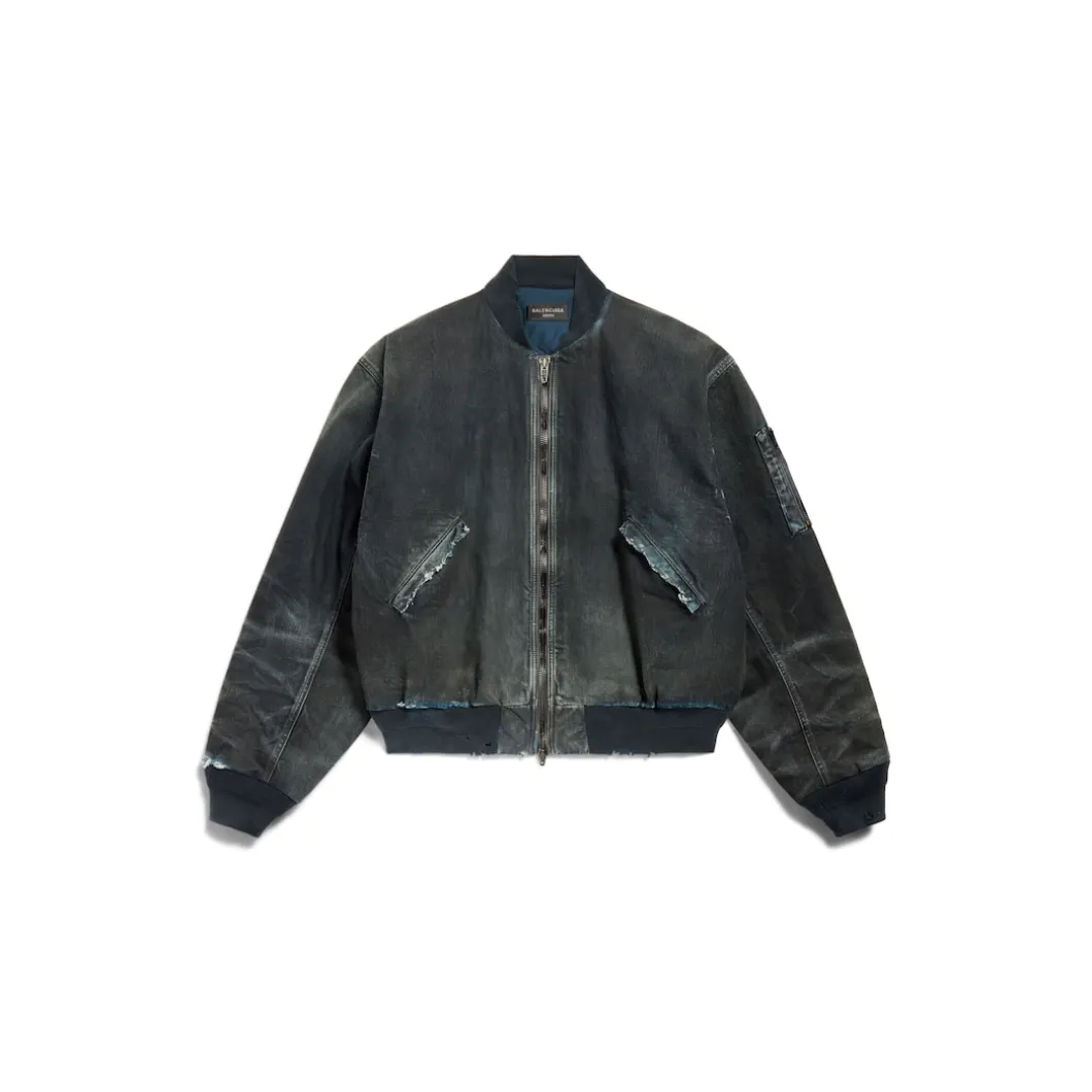 Women's Bomber Jacket in Blue