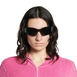 Women's Bossy Mask Sunglasses  in Black