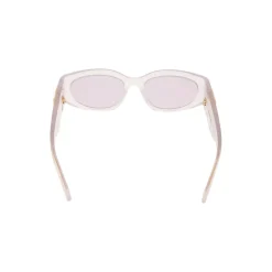 Women's Bossy Round Af Sunglasses in Light Pink