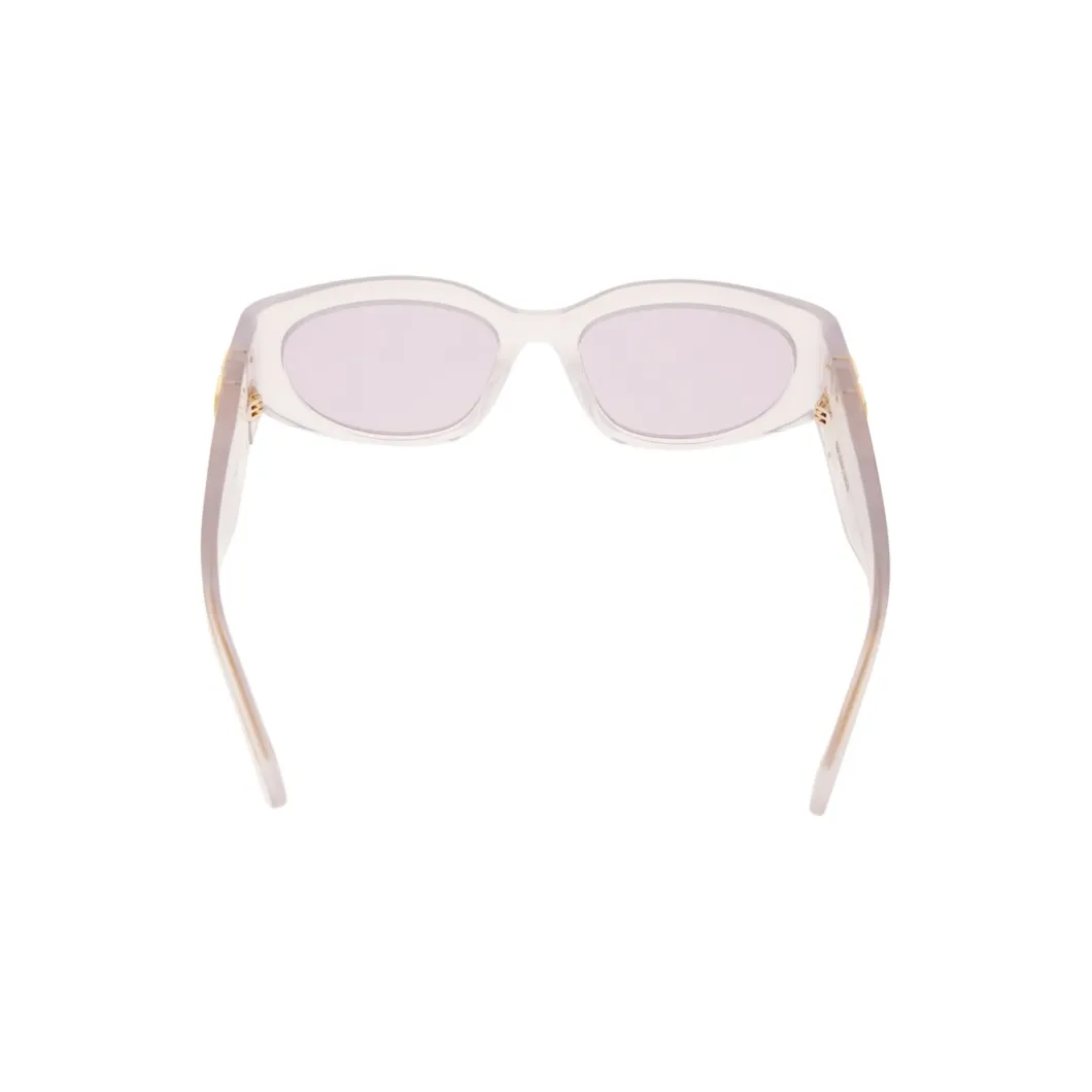 Women's Bossy Round Af Sunglasses in Light Pink