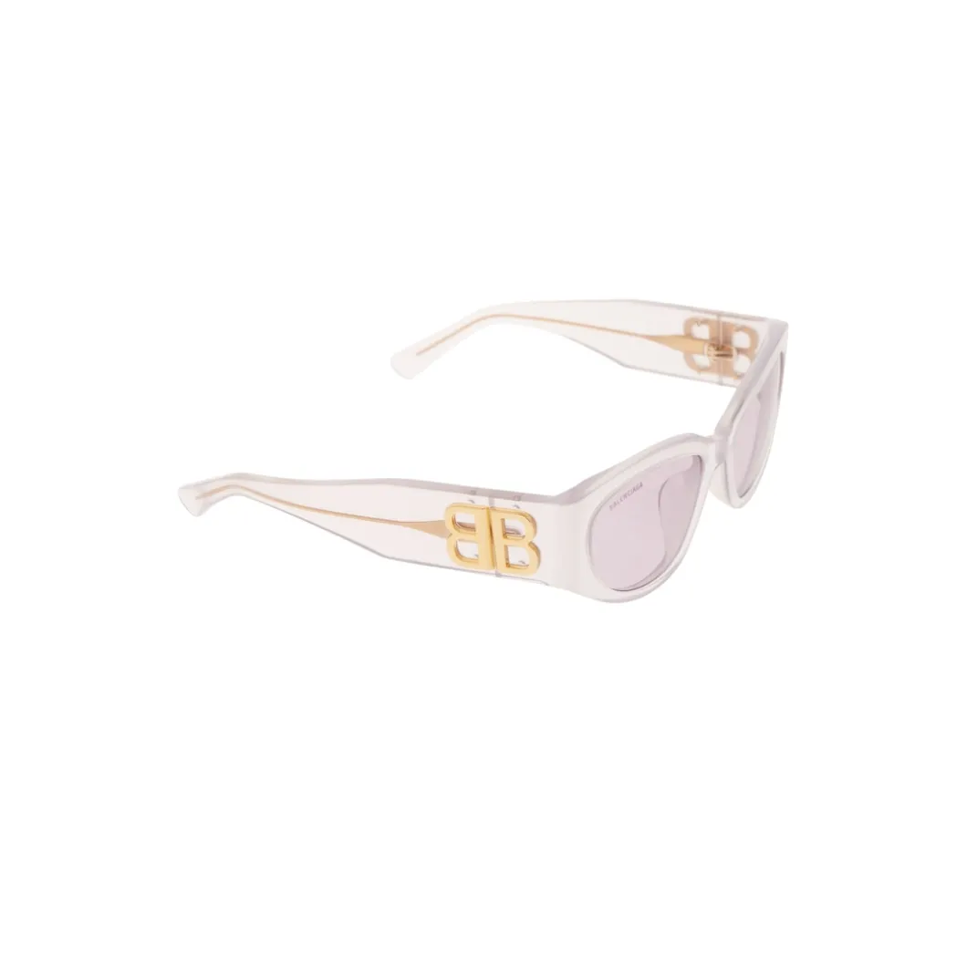 Women's Bossy Round Af Sunglasses in Light Pink