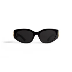 Women's Bossy Round Af Sunglasses  in Black