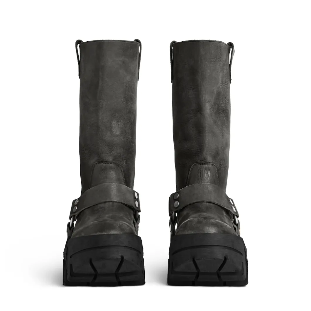 Women's Bulldozer Harness Boot in Black