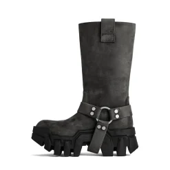 Women's Bulldozer Harness Boot in Black