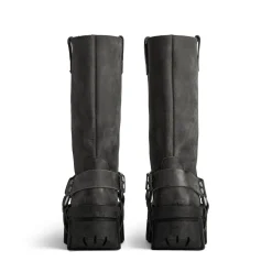 Women's Bulldozer Harness Boot in Black