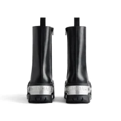 Women's Bulldozer Lace-up Boot  in Black