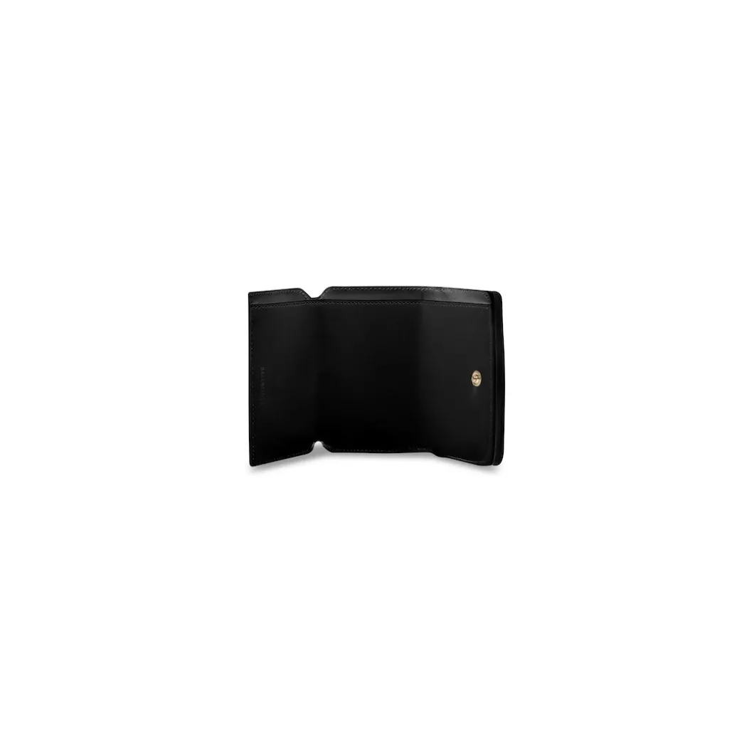 Women's Cash Mini Wallet in Black/white