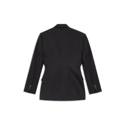 Women's Cinched Jacket in Black