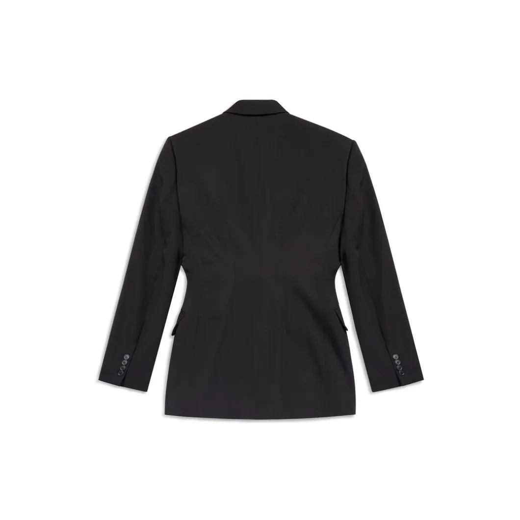 Women's Cinched Jacket in Black