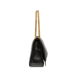 Women's Crush Large Chain Bag in Black
