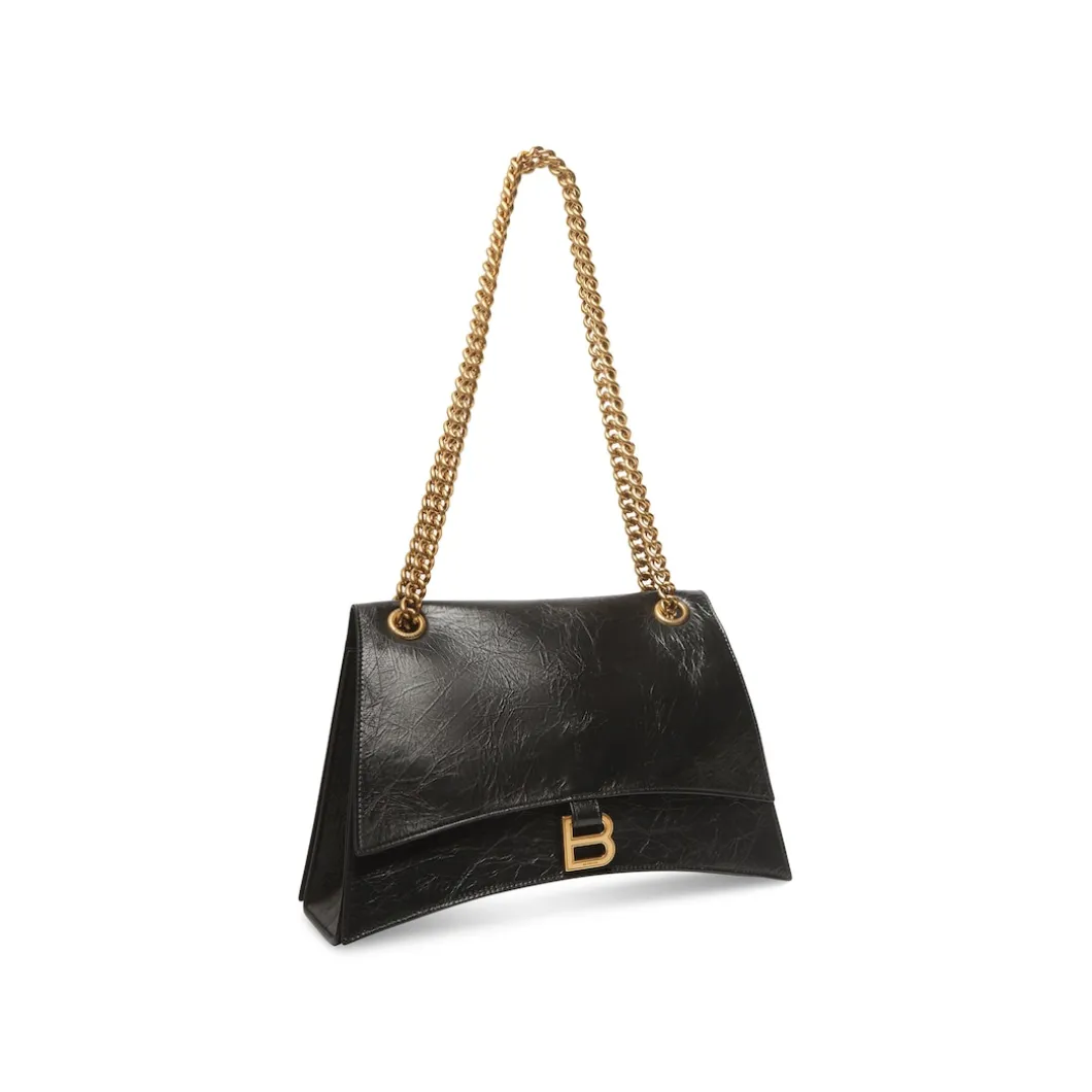 Women's Crush Medium Chain Bag in Black