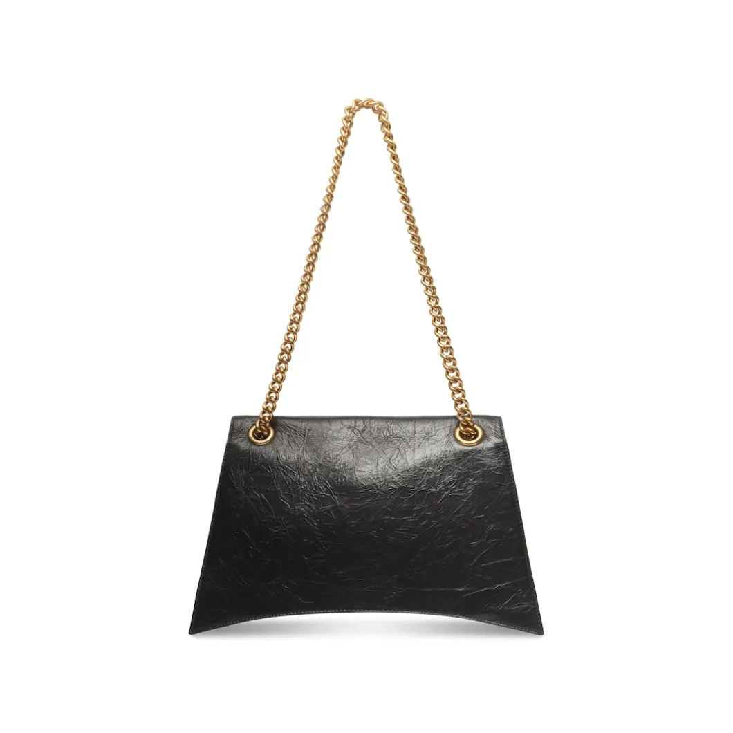 Women's Crush Medium Chain Bag in Black