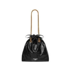 Women's Crush Medium Tote Bag in Black