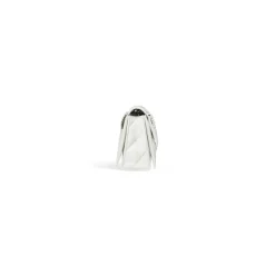 Women's Crush Small Chain Bag Quilted in Optic White