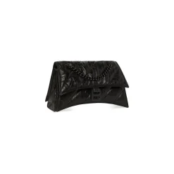 Women's Crush Small Chain Bag Quilted  in Black