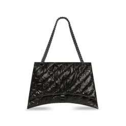 Women's Crush Small Chain Bag Quilted  in Black