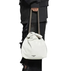Women's Crush Small Tote Bag in Optic White