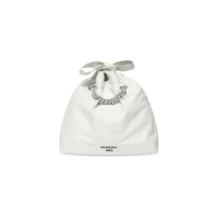 Women's Crush Small Tote Bag in Optic White