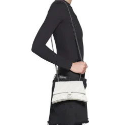 Women's Crush Xs Chain Bag Quilted in Optic White
