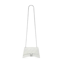 Women's Crush Xs Chain Bag Quilted in Optic White