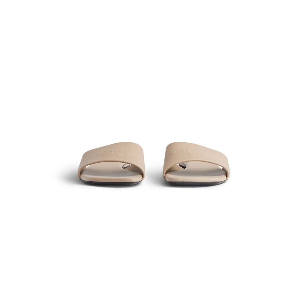 Women's Duty Free Flat Sandal in Beige