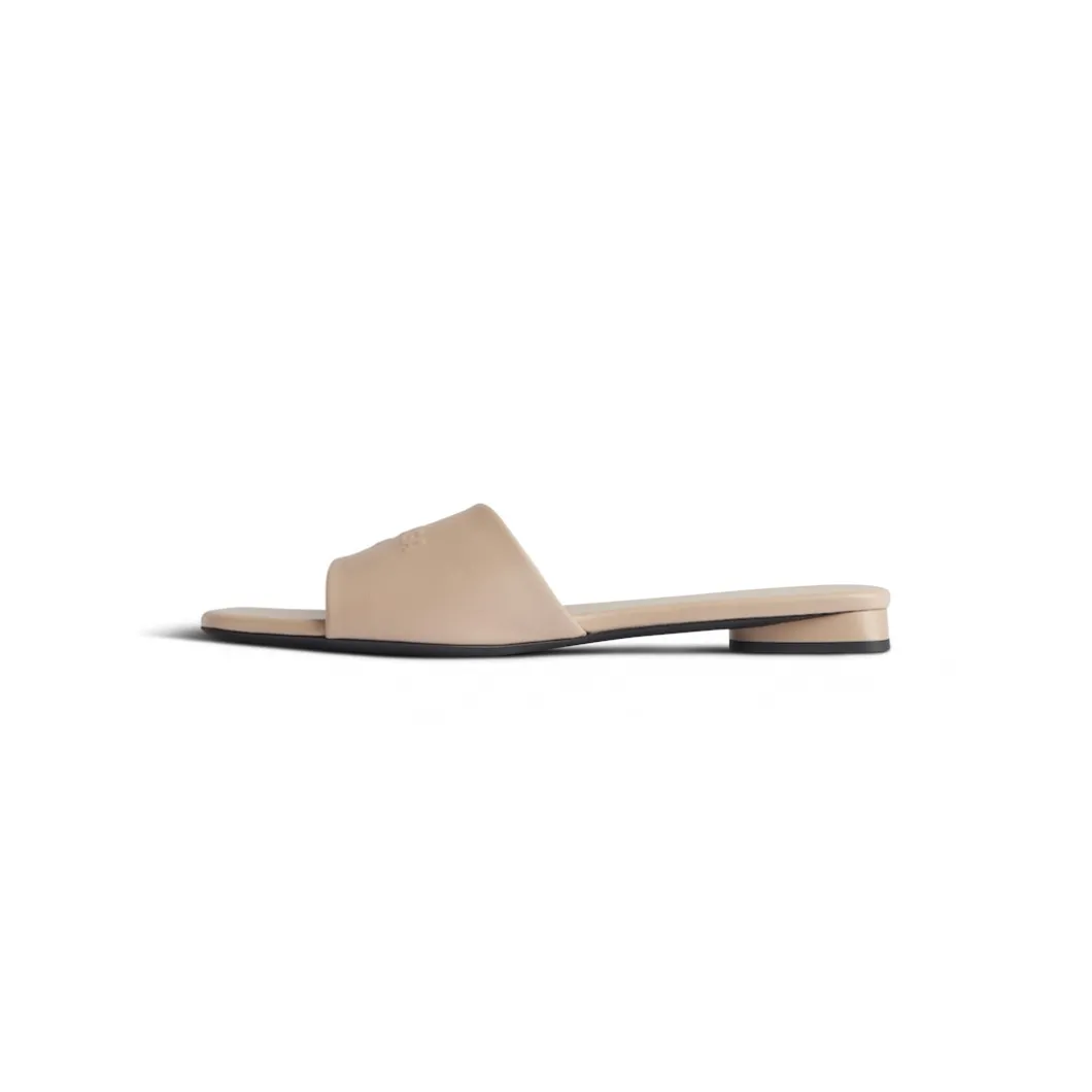 Women's Duty Free Flat Sandal in Beige