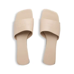 Women's Duty Free Flat Sandal in Beige