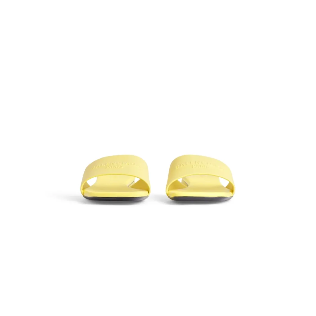 Women's Duty Free Flat Sandal in Yellow