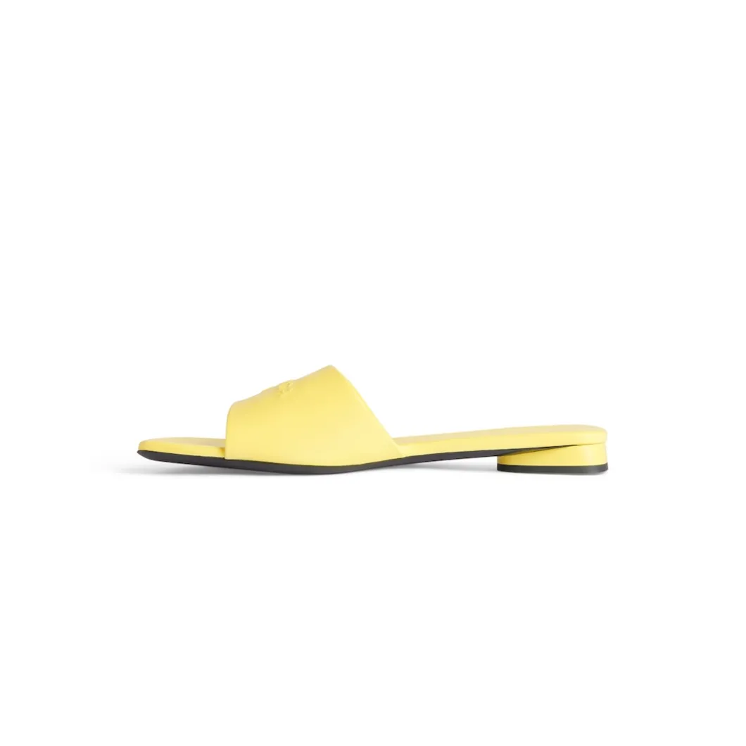Women's Duty Free Flat Sandal in Yellow
