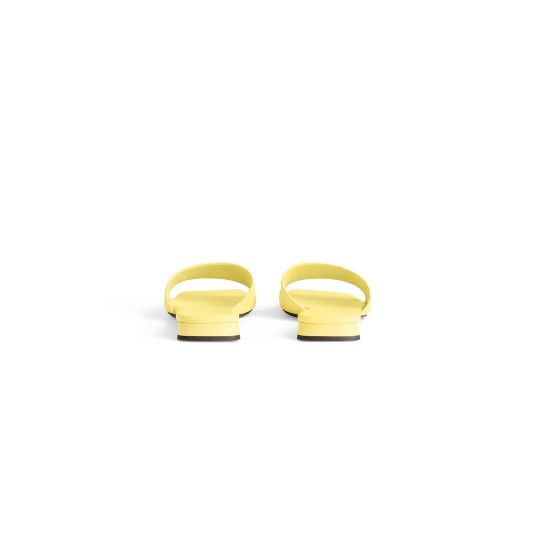Women's Duty Free Flat Sandal in Yellow
