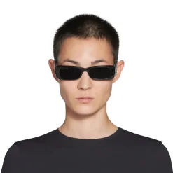 Women's Dynasty Rectangle Sunglasses in Black