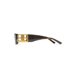 Women's Dynasty Rectangle Sunglasses in Brown