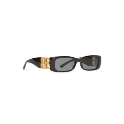 Women's Dynasty Rectangle Sunglasses in Brown