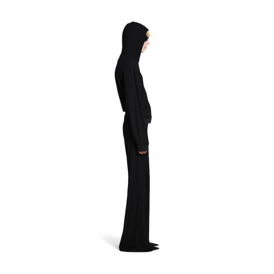 Women's Elastic Pants in Black