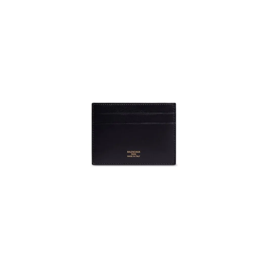 Women's Envelope Card Case in Black