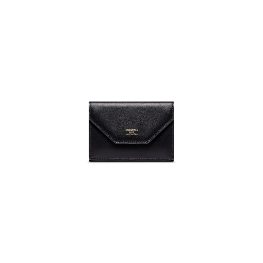 Women's Envelope Mini Wallet in Black